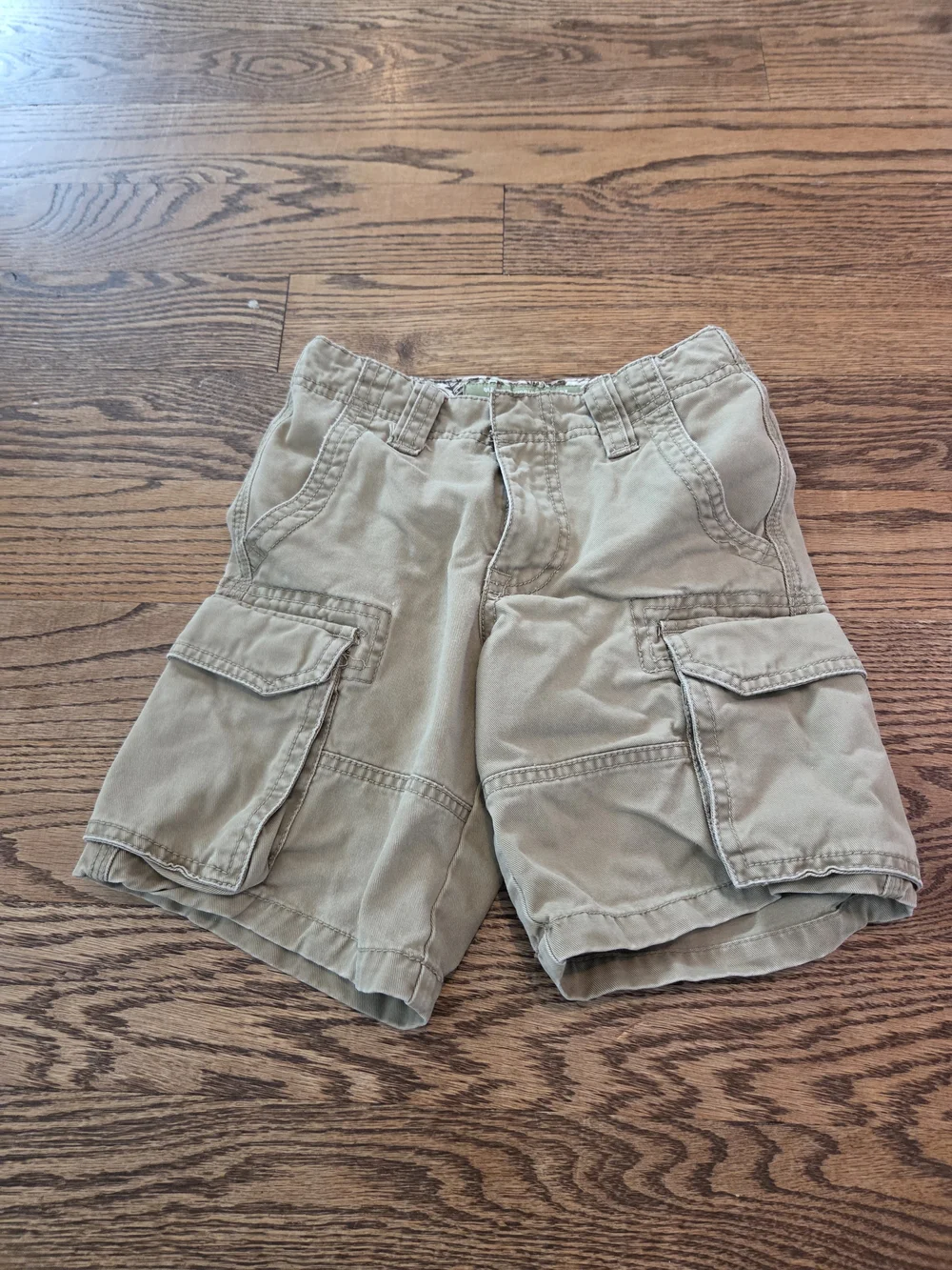 Old Navy Olive/Tan Cargo Shorts - Kids Size 5